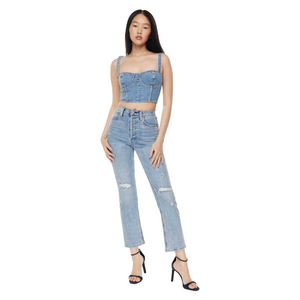 Aritzia Denim Forum Arlo High Rise Straight Denim 24